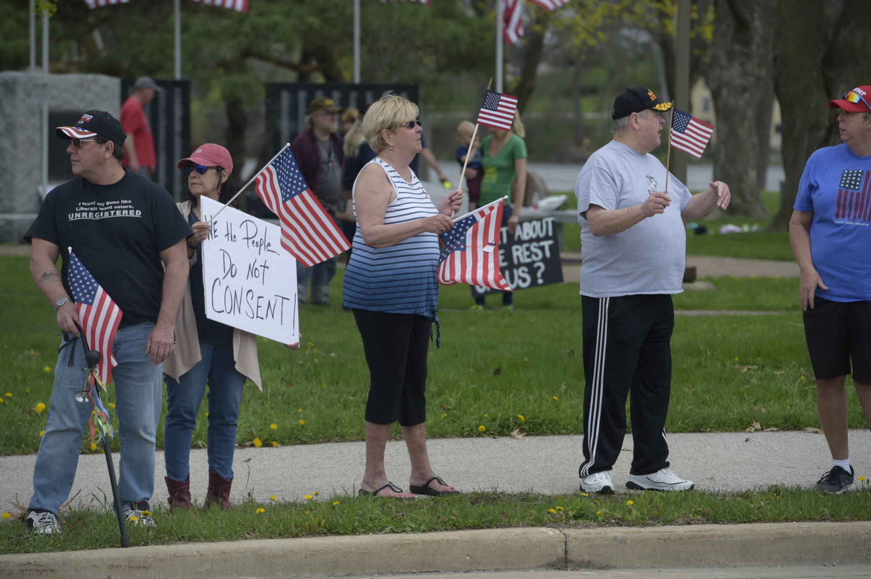 These protesters 'do not CONSENT'